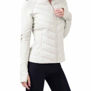 بنطال يوغا مخطط باللونين الأسود والأبيض للنساء RUXI eg1026