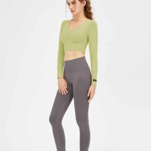 بنطال يوغا مريح من Sage للارتداء اليومي RUXI eg833