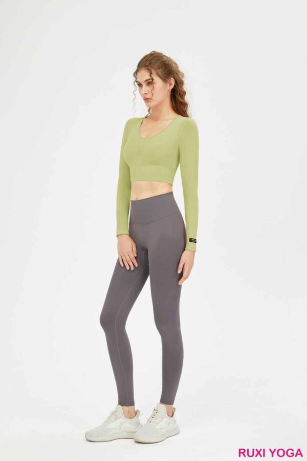 بنطال يوغا مريح من Sage للارتداء اليومي RUXI eg833