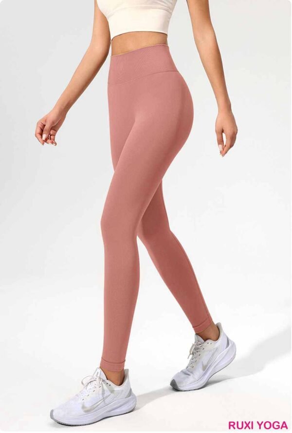 بنطلون ضيق بجيوب وخصر مرتفع للنساء RUXI eg884