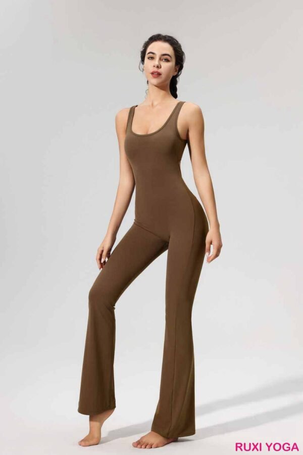 بنطلون يوغا ضيق بخصر مرتفع للنساء RUXI eg492