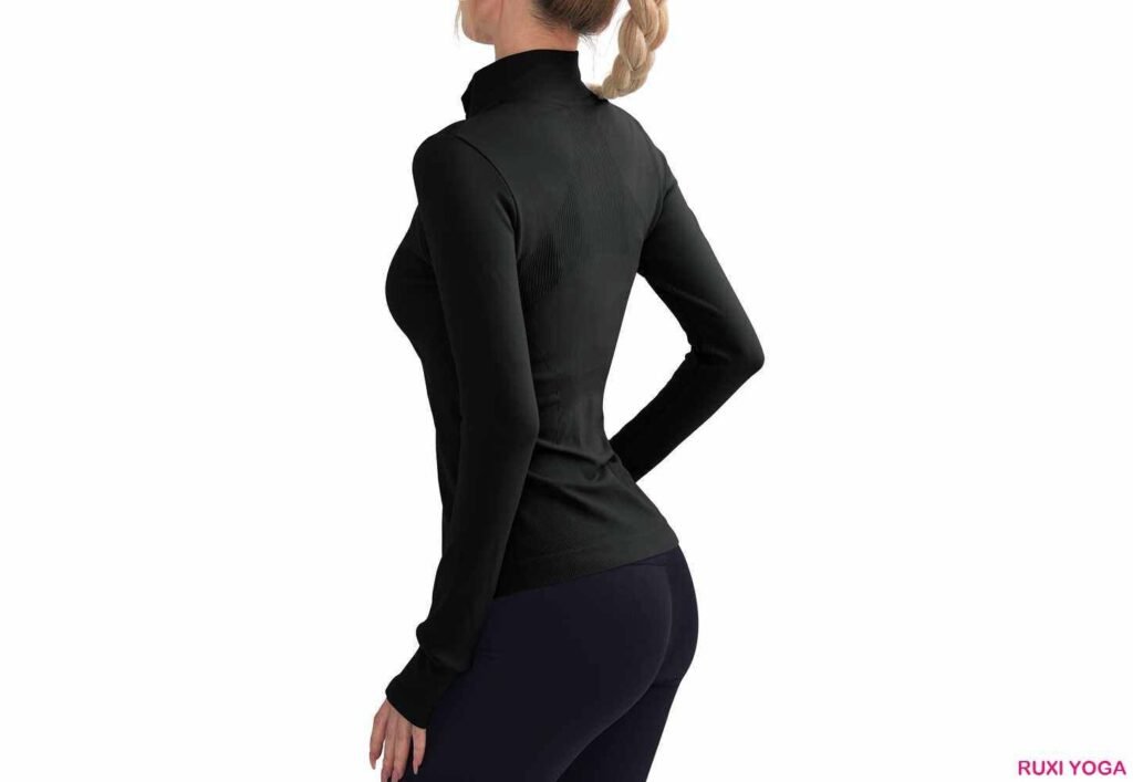 شورت يوغا بخصر مرتفع بطول 5 بوصات RUXI eg3949