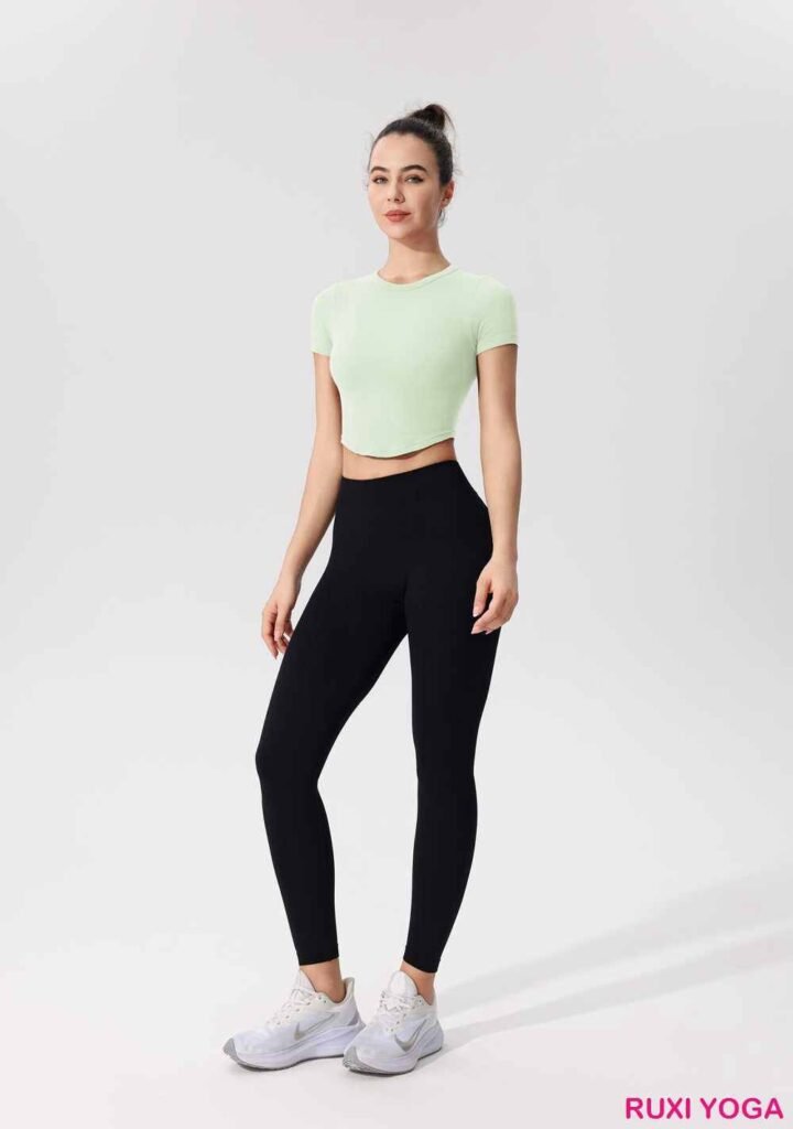 شورت يوغا بخصر مرتفع للنساء RUXI eg3897