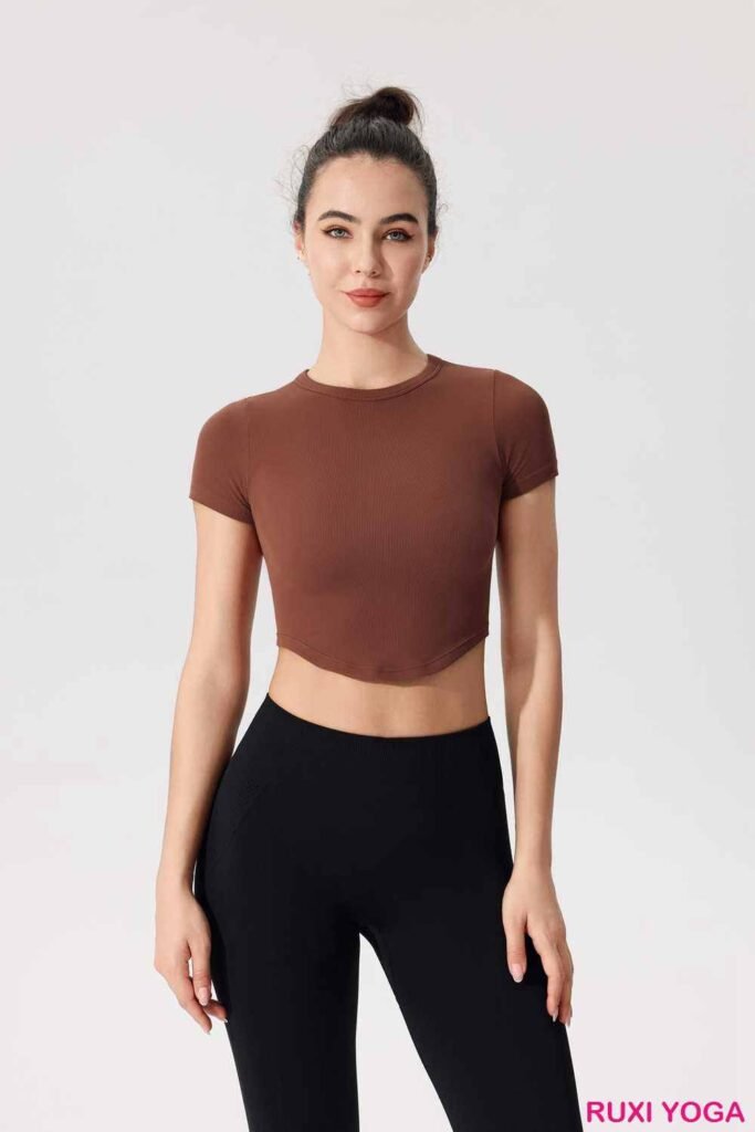 شورت يوغا مخملي فاخر لراحة قصوى RUXI eg3898