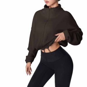 بنطال يوغا من الليكرا للنساء بخصر مرتفع قابل للتمدد RUXI