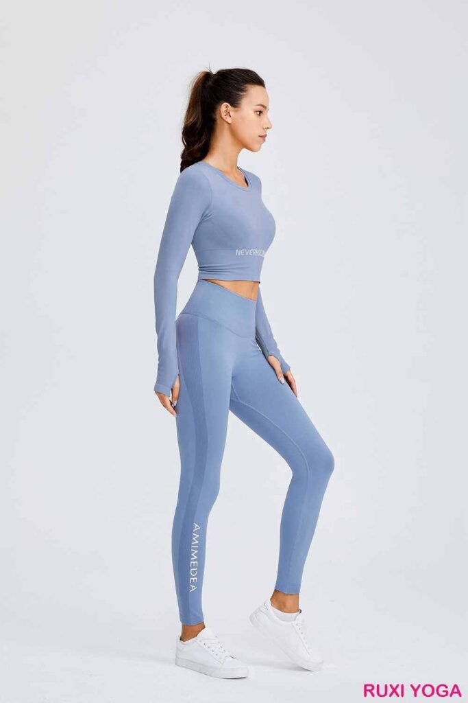 شورت اليوجا المصنوع من الليكرا من أجل الراحة والمرونة RUXI