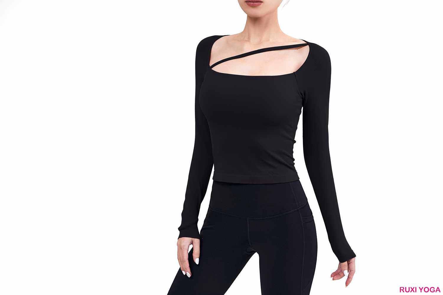 مجموعة شورت يوغا بدون درزات للنساء RUXI eg1146 مجموعة شورت يوغا بدون درزات للنساء RUXI eg1146