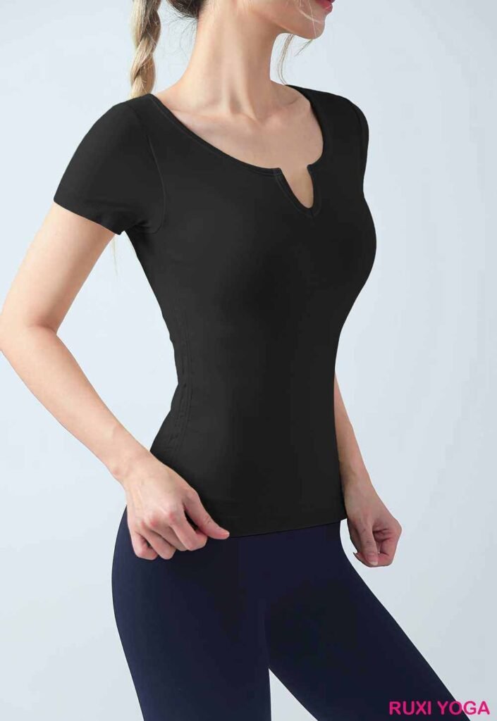طقم يوغا قصير أساسي للسيدات RUXI eg3863