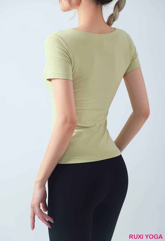 شورت يوغا نسائي مريح لممارسة التمارين الرياضية RUXI eg3866